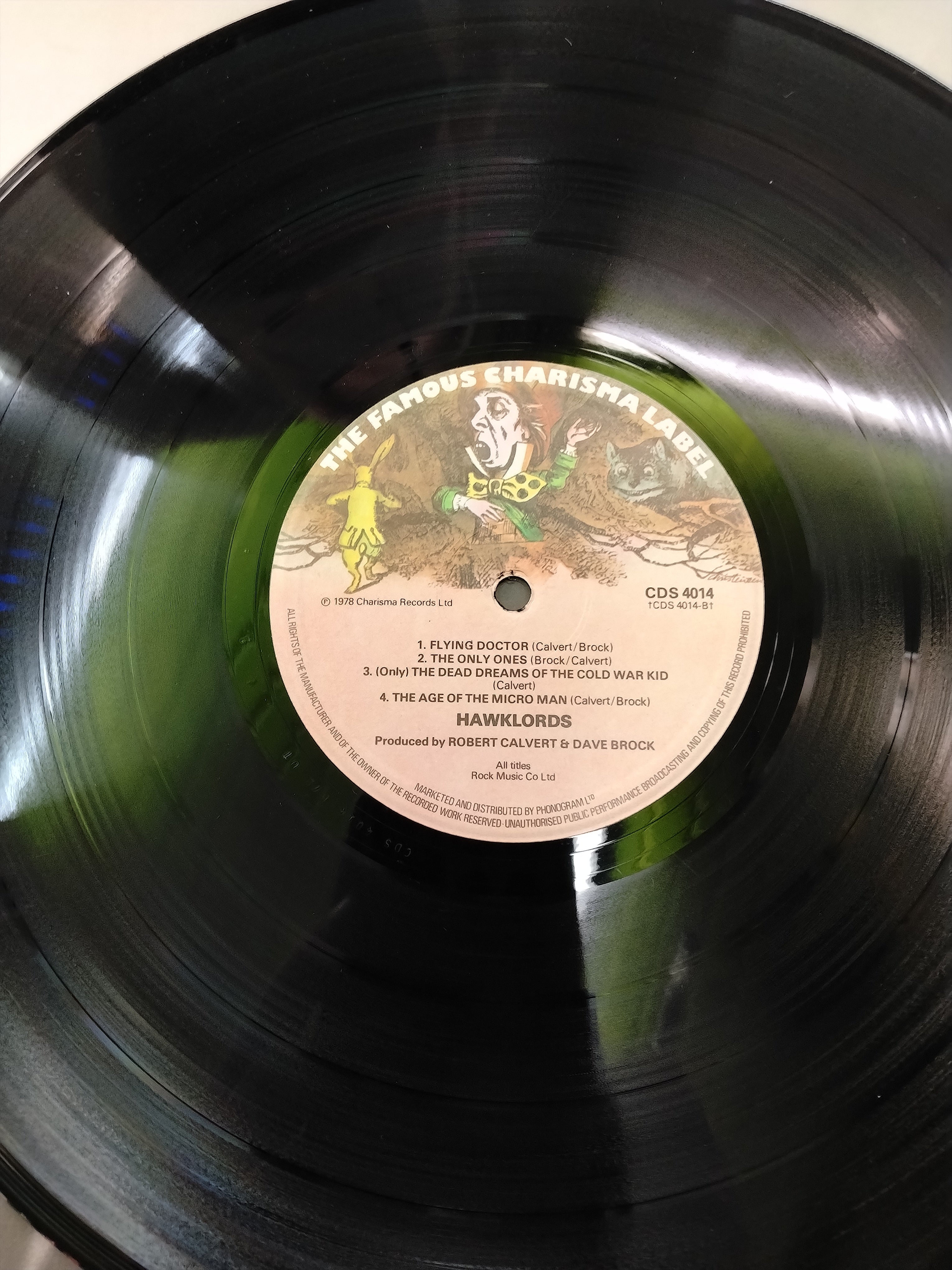 Hawklords 25 years on. 12inch LP