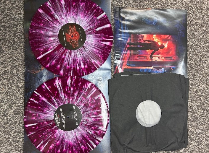 Stranger Things 2 LP Soundtrack Set 2017 Export Rare Red/White Splatter